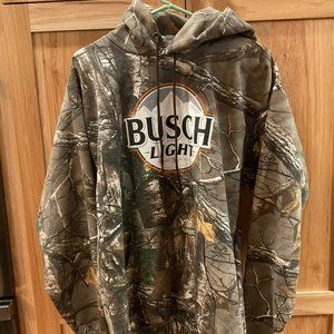 Busch Light Men's Size L Hoodie Sweatshirt